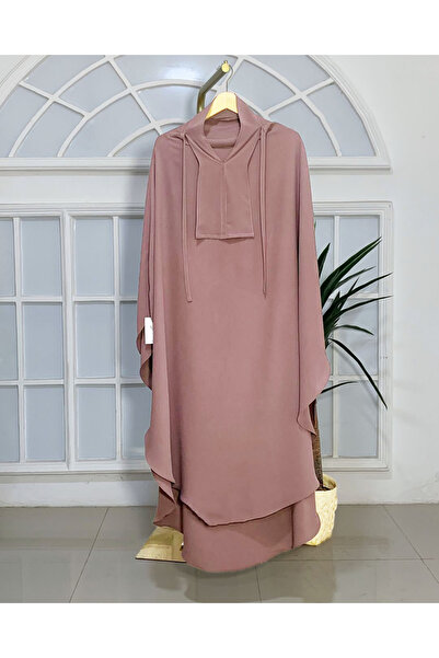 Hasna Tesettür Medine Sultan Baş Uzun Oval Sufle Khimar Anti UV Mazen 125 x 1...