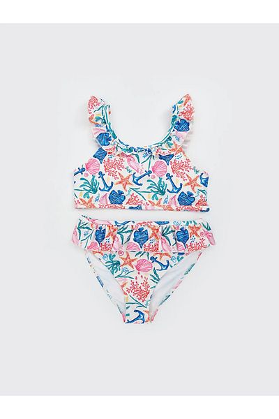 LC Waikiki Lcw Kids Mixed Quick Dry Uv Protection Girls Bikini