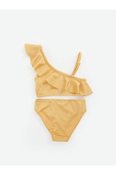 LC Waikiki Lcw Eco Sari Ruffle Detail Girls Bikini