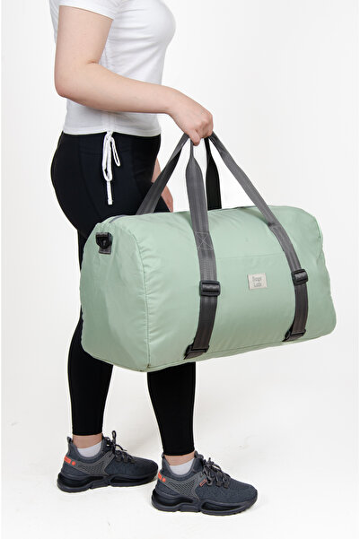 KAFF Mint Green Shoulder Strap Waterproof Fabric Large Size Suitcase Sports Travel Bag -1011