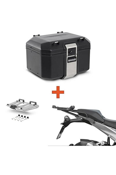 Shad R1300 GS TR48 Siyah Alüminyum Topcase Tabla ve Bağlantı Demiri Seti