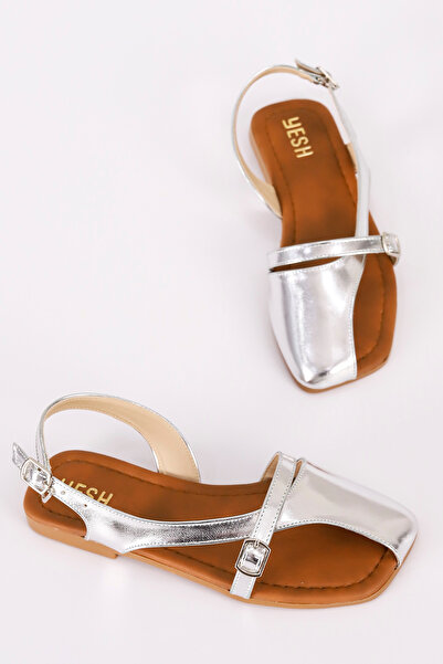 Mamito Ayakkabı Bs 02 Flat Bottom Back Tied Sandals