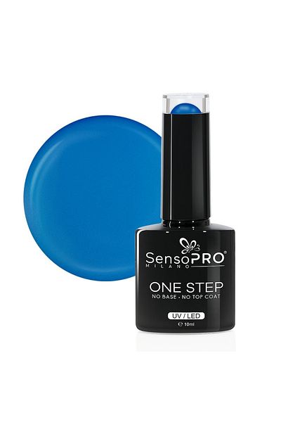 SensoPRO Milano Semi-permanent nail polish SensoPRO Milano One Step 10ml, Blue Ink #057