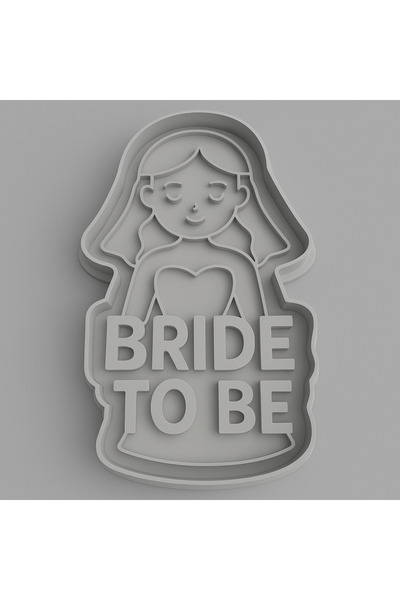 CESTOPİENO Bride To Be Hamur Şekillendirici/Kurabiye, Seramik, Polimer Kil, O...