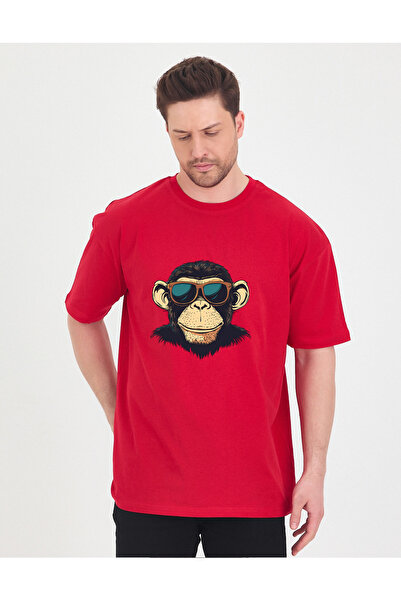 Windy Island Bărbați guler rotund Gorilă cu imprimeu supradimensionat tricou