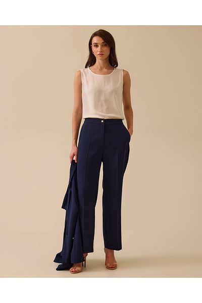 SCL Buttoned Trousers with Leg Detail and Pockets