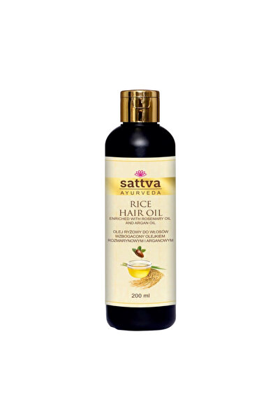 sattva Ulei de par nutritiv cu orez si rozmarin, 200ml - Sattva Ayurveda