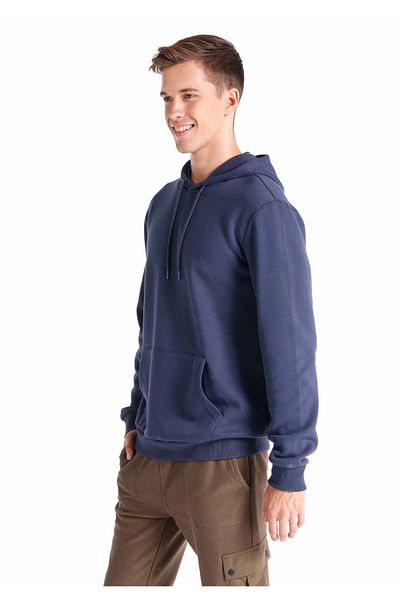 Colin's Regular Fit Men's Navy Blue Sweatshirt Cl1059712