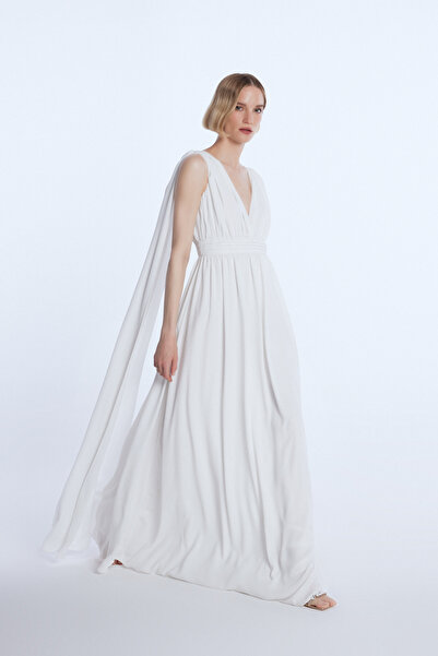 adL Mert Aslan Pelerinli Kolsuz Elbise