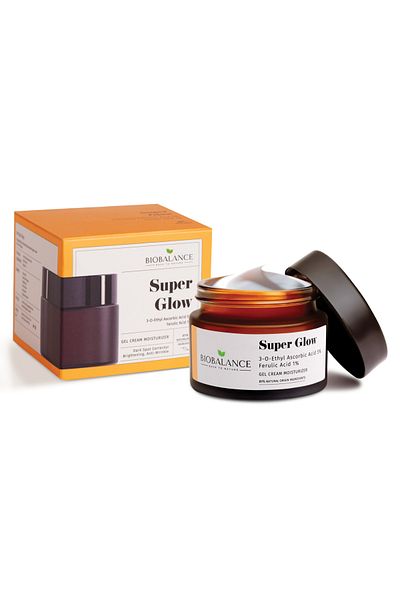 probio balance Cremă-gel iluminator Super Glow, antirid, împotriva petelor pigmentare, Bio Balance, 50 ml