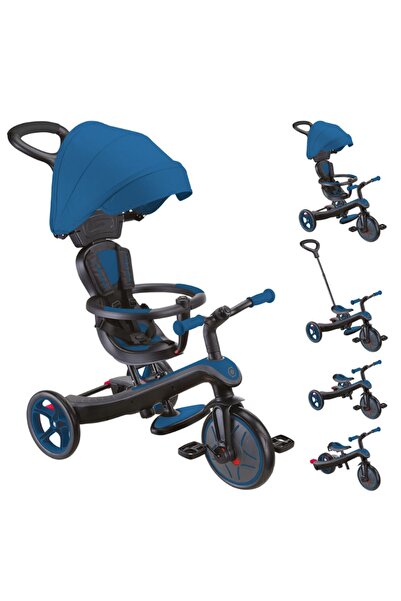 Globber Explorer 4in1 Trike Bisiklet - Kraliyet Mavisi