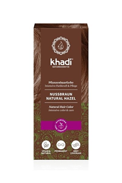 Khadi Natural Vopsea de par Henna Saten Nuca naturala Khadi 100 gr