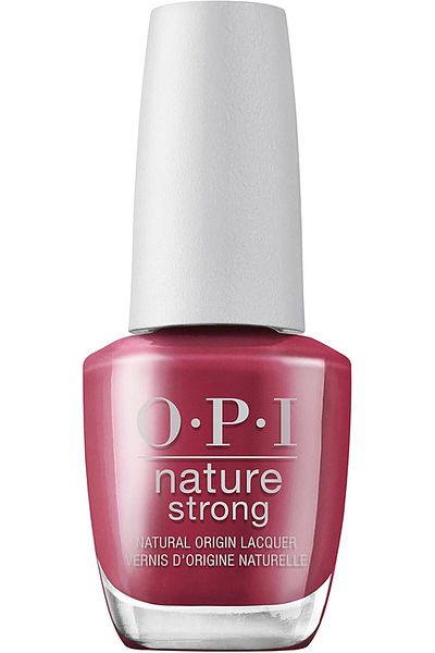 OPI طلاء أظافر طبيعي قوي سريع الجفاف نباتي بنتائج تدوم طويلًا، أحمر - جيف أ غارنيت