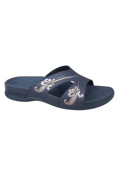 Ceyo 3400-20 Navy Blue Women's Anatomical Slippers