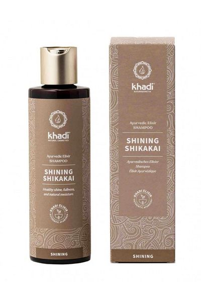 Khadi Natural Khadi Shampoo with Shikakai - 200 ml, hydration and shine, dry and unruly hair, unisex