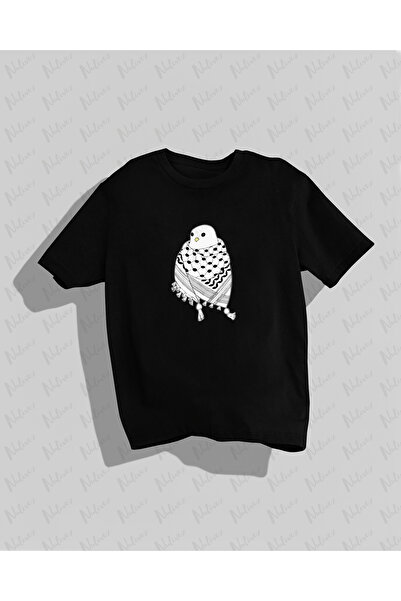 Nulivez تي شيرت كبير الحجم مطبوع عليه تصميم فلسطيني عالي الجودة للجنسين