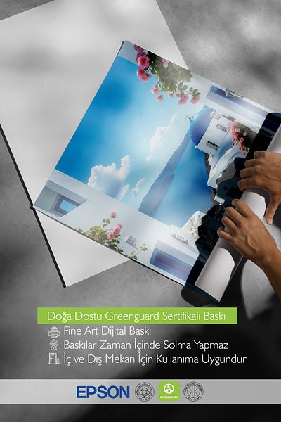 Postifull Wooden Framed Poster, Landscape, Photo, Blue Color Poster, Summer Selection 2025, No:109567