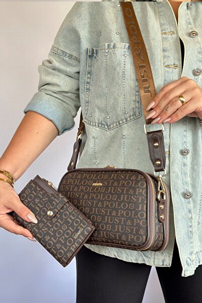 Generic Brand Original Just Polo Women's Cross Shoulder Bag with 5 Compartmen...