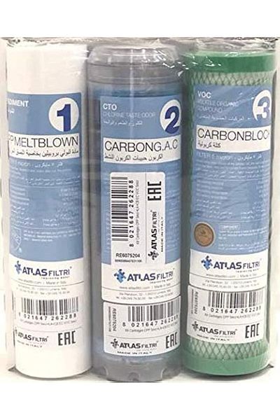 Atlas Kit Cartridges CPP 10 SX 5 mcr+ LA 10 SX + CB-EC-VOC 10 SX 5 mcr
