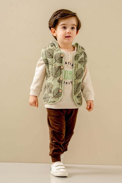 JNF kids Baby Boy & Children's Vest Tracksuit Set