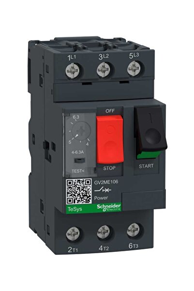 chint NS2X Serisi Motor Koruma Şalteri - Termik Manyetik - 4-6.3 A Akım Ayar ...