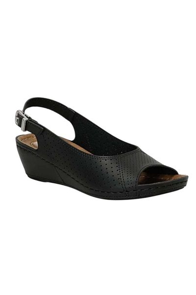 Polaris 162750 4Fx Black Women's Comfort Sandals