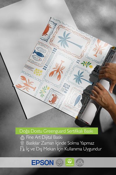 Postifull Poster cu cadru alb, articole de plajă, ilustrație, poster de culoare albastră, selecție de vară 2025, NR:109696
