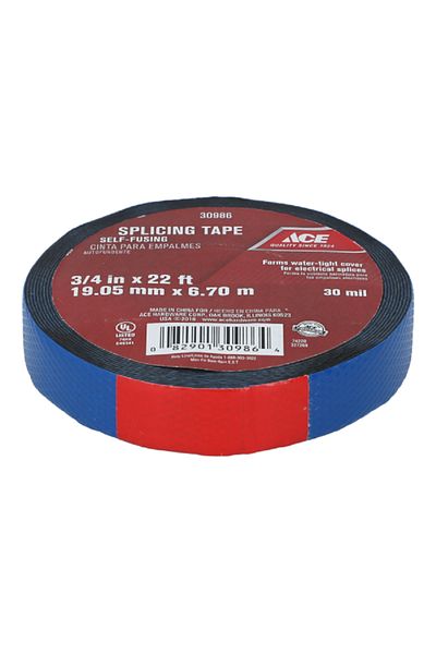 ACE Economical General Purpose Self-Fusing Rubber Splicing Tape Blue 3/4inch x 22ft