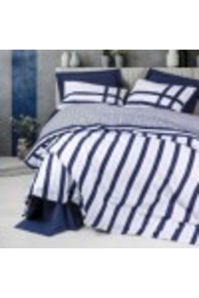 Cotton Box Single bed linen, 100% cotton ranforce, duvet cover 160 x 220 cm, Cotton Box, Nifty Bleum