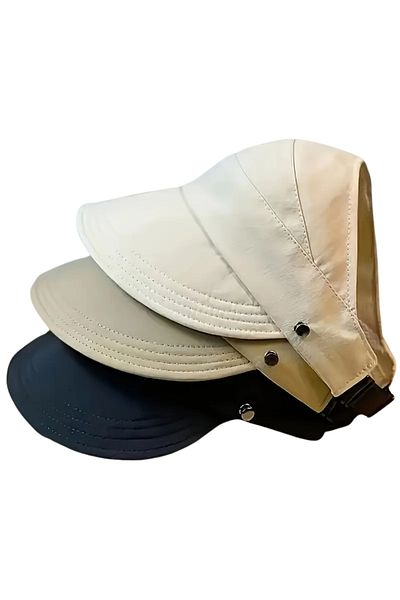 Trade Bazaar 3 Pieces - Adjustable Ponytail Sun Hat for Women – Foldable, Breathable,