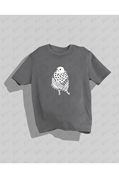 Nulivez تي شيرت كبير الحجم مطبوع عليه تصميم فلسطيني عالي الجودة للجنسين