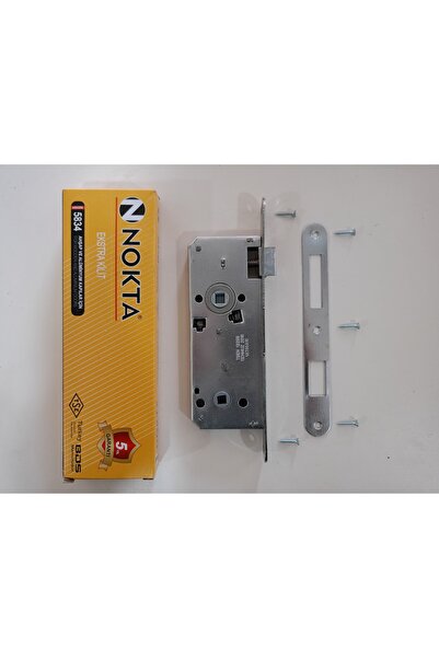 Nokta Wc İç Kapı Kilidi Nikel 40 Mm Oval