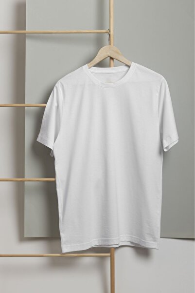 JustBS Ανδρικό λευκό μπλουζάκι