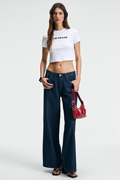 GRIMELANGE Γυναικείο μπλουζάκι Misterna με κοντό μανίκι με στάμπα μπροστά