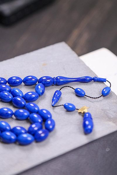 TESBİHKENTİ Velvety Soft Special Signature Series Crimping Amber Prayer Beads