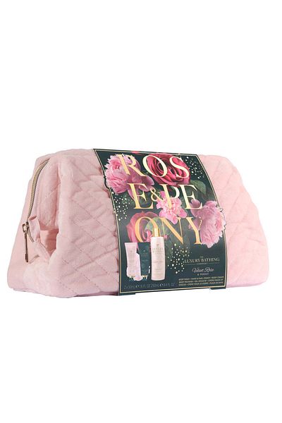 The Luxury Bathing Company Weekend Escape Gift Set, Velvet Rose & Peony, The Luxury Bathing Company, 3 items