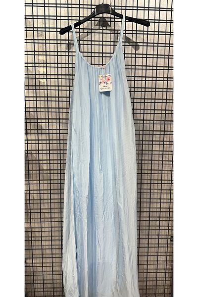 MADE İN ITALY Italian Silk Dress with Inner Lining and Straps
