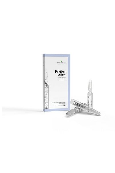probio balance Fiole concentrate Perfect Glow împotriva petelor pigmentare, cu azeloglicină, Bio Balance, 10 x 2 ml