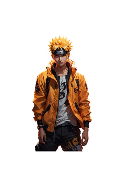 INOVATIX Set de 8 piese, autocolant jachetă Naruto, INOVATIX®. 6 cm