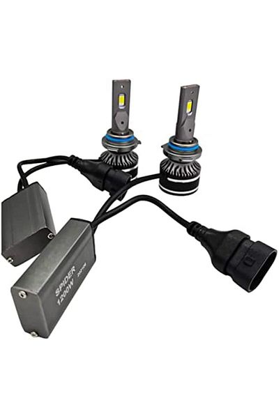 Spider F20 Series Super Bright 1200W LED Car Headlight Kit Bulb LED Headlight, 9006 Base For Univers