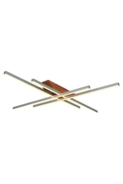 Özcan Aydınlatma Özcan Aydınlatma 3148-2-16 Elppir 4 Çubuklu Armatür Gri