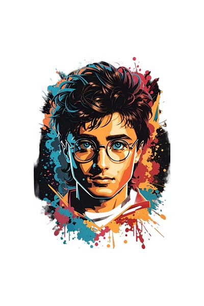 INOVATIX Set of 8 pieces, Harry Potter Sticker, INOVATIX®. 6 cm