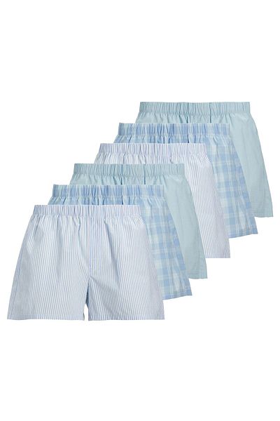 Jack & Jones JACK&JONES Herren Web-Boxershorts, 6er Pack - JACMILANO WOVEN BOXERS 6 PACK , Baumwolle