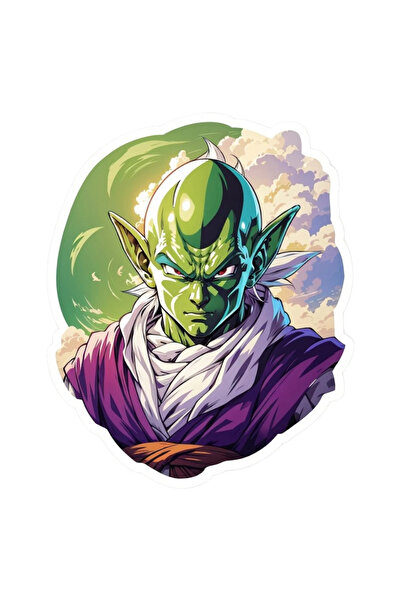 INOVATIX Set de 8 piese, autocolant Piccolo Dragon Ball, INOVATIX®. 6 cm