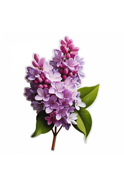 INOVATIX Σετ 8 τεμαχίων, Αυτοκόλλητο με Λουλούδια Λιλά, INOVATIX®. 6 εκ.