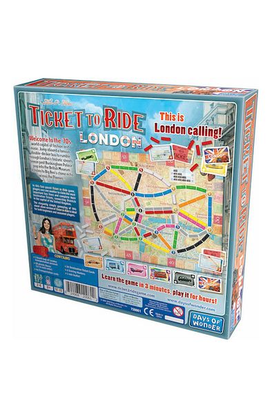 Ticket to ride Board game Ticket To Ride London, English