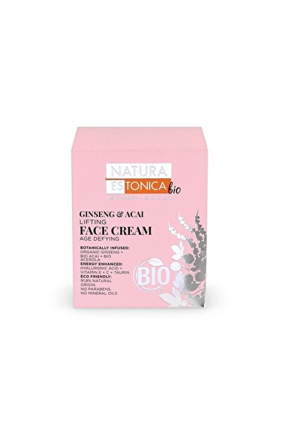 Natura Estonica Crema lifting anti-age pentru ten matur Ginseng si Acai, 50ml...