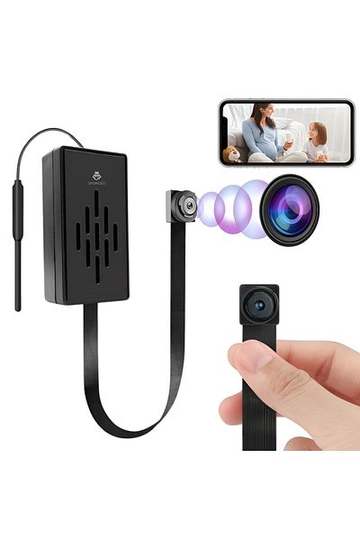 Spionescu Hidden button camera, V4A, WIFI, 1080P, motion detection, cyclic recording, remote access, 600 mAh