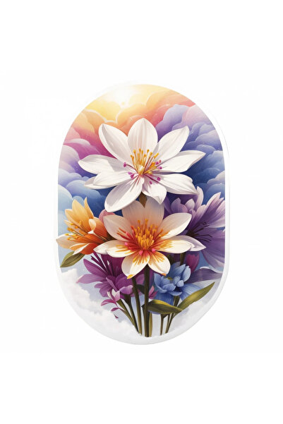 INOVATIX Set de 8 bucăți, autocolant Flori Glory of the Snow, INOVATIX®. 6 cm