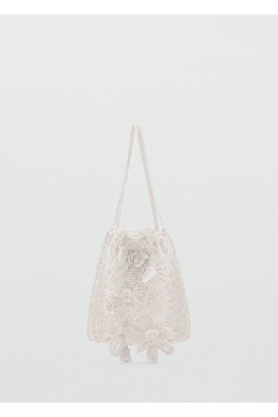 MANGO Woman Kroşe el çantası